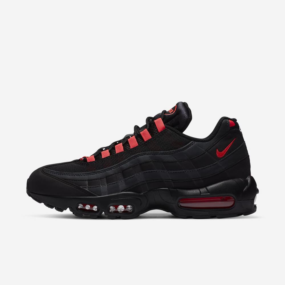 Sneakers Nike Air Max 95 Noir 3981-675 Black/Anthracite/Laser Crimson Homme | IOZ-91097779